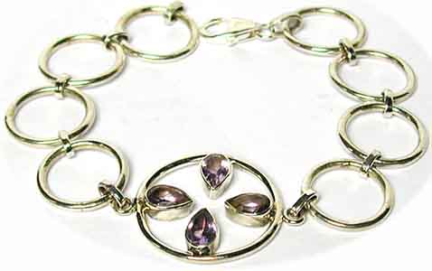 Armband  Sterling-Silber/Amethyst