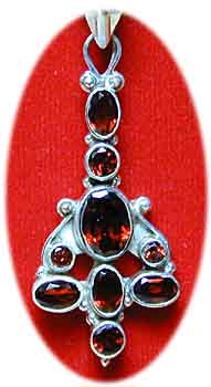 Granat Anhänger