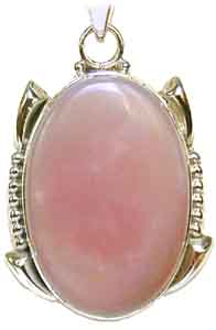 Anhnger pink Opal