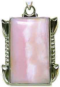 Anhnger pink Opal