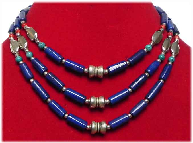 Chowker Sterling Silber/Lapislazuli