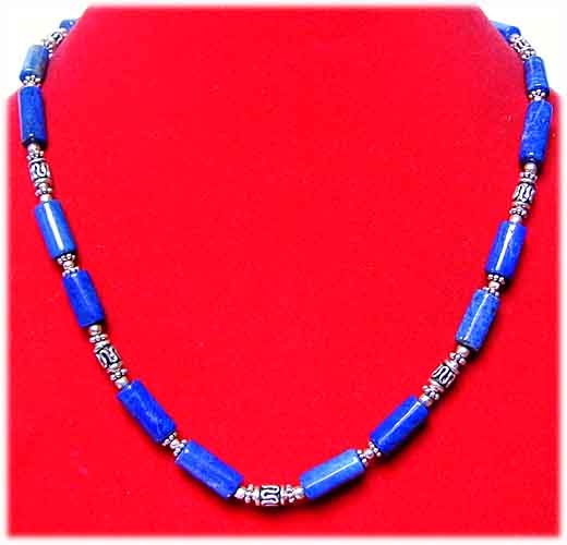 Halskette Sterling Silber/Lapislazuli